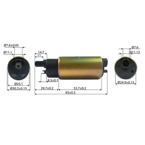 Pompa benzina per yamaha max - pompa,