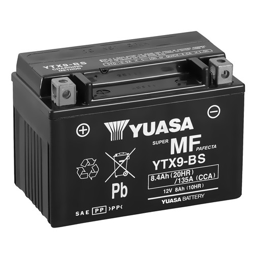 Batteria yuasa ytx9 8ah - batteria,